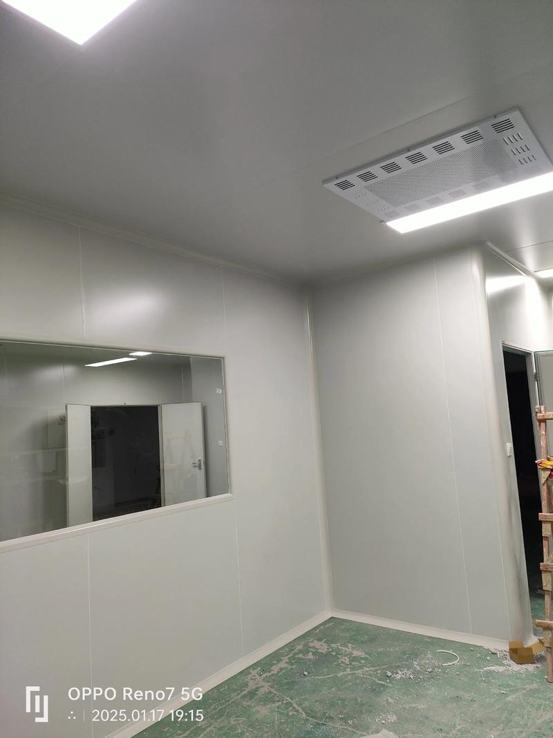 施工现场实拍 探秘净化无尘车间的精细施工过程